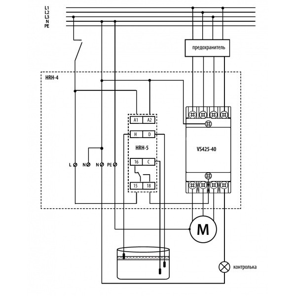 Реле контролю рівня рідини ELKOep HRH-4/230V - фото №8