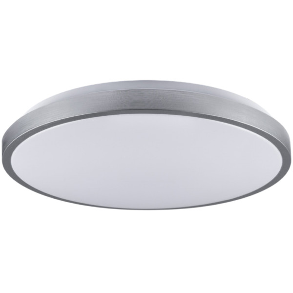 Матовий світильник Vestum RING 30Вт 395x60мм 4000К срібло