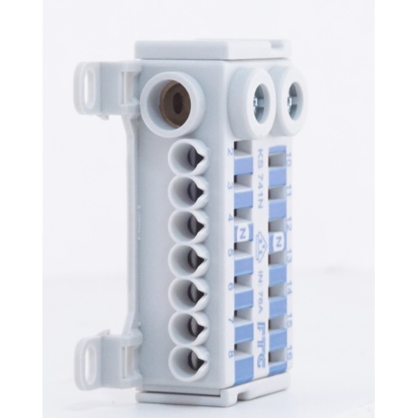 Клема FTG KVK KS 741N (вхід: 2х25мм², 2х16мм², виходи: 14х4мм²) - фото №2