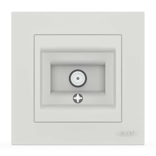 Розетка EL-BI VEGA белий мат TV конечная ( 510-016200-273 )