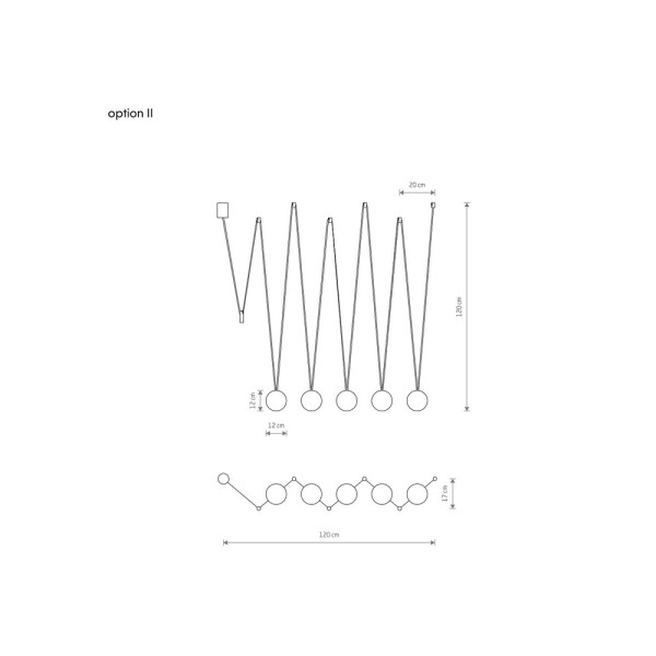 Люстра Nowodvorski 10355 Sling V G9 5x12W IP20 чорна - фото №2