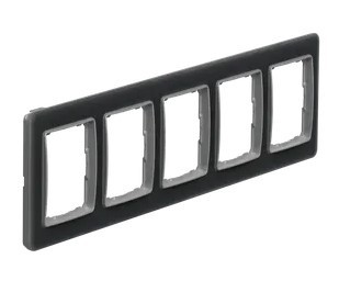 Рамка 5-постовая Schneider Electric Sedna Elements искусственное матовое стекло SDD362805 - фото №1