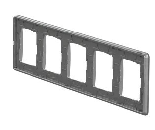 Рамка 5-постовая Schneider Electric Sedna Elements искусственное матовое стекло SDD362805 - фото №2