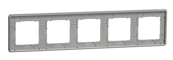 Рамка 5-постовая Schneider Electric Sedna Elements искусственное матовое стекло SDD362805 - фото №3