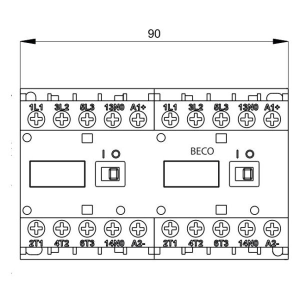 Контактор ETI 004641613 CEI 7.01 230V AC - фото №1