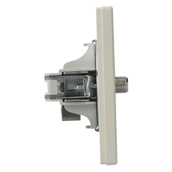 Розетка SAT оконечная кремовая Asfora, EPH3700123 - фото №2