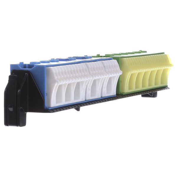 Шины (с держателем) РЕ и N Hager VZ464 для 4-рядных щитков Volta - фото №1