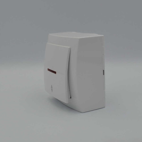 Вимикач Nilson Themis білий 1кл прохідний з підсвіткою ( 26111008 ) - фото №2