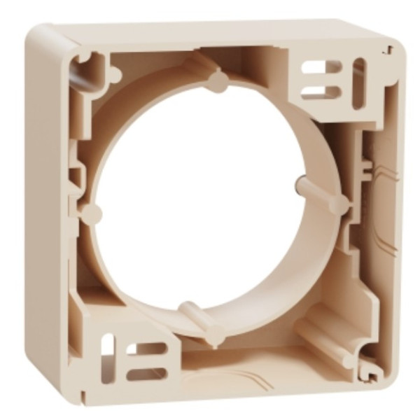 Установча коробка зовнішнього монтажу Schneider Electric Sedna Design бежева SDD112901