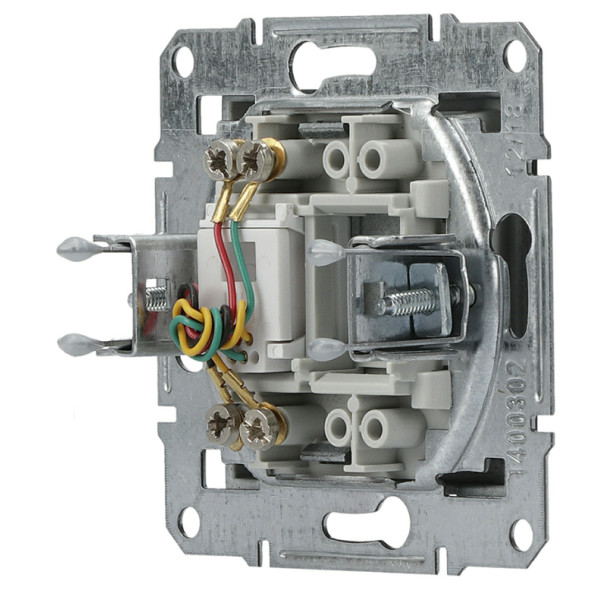 Розетка телефонная без рамки антрацит Asfora, EPH4100171 - фото №3