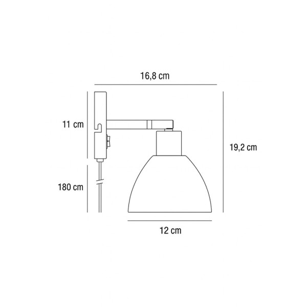 Бра, настінний світильник Nordlux 63191033 Ray E14 1x25W IP20 хром - фото №2