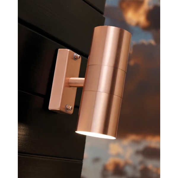 Вуличний світильник Nordlux 21279930 Tin GU10 2x35W IP54 мідний - фото №1