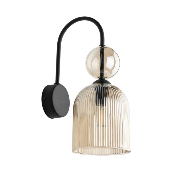 Бра, настінний світильник TK Lighting 11140 Sophia E14 1x10W IP20 бурштиновий