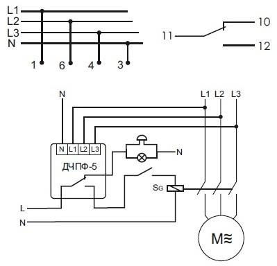 Реле контролю фаз CKF-317 380В 10А 1S - фото №4