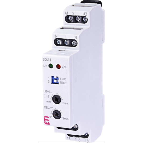 Сумеречное реле ETI 002470018 SOU-1 UNI 12-240 AC/DC (1x16A AC1) - фото №3