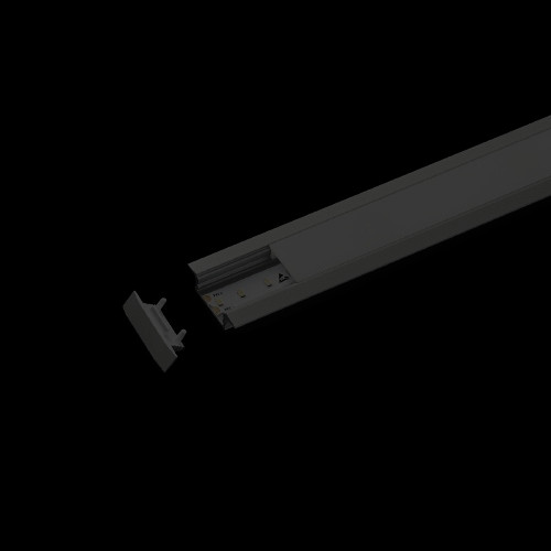 LED-профіль врізний анодований чорний COLORS 2,5 метра (LE2507_2,5(b/b))