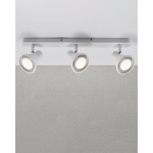 Світильник поворотний, спот Nordlux 45780101 Eik GU10 3x35W IP20 білий - фото №1