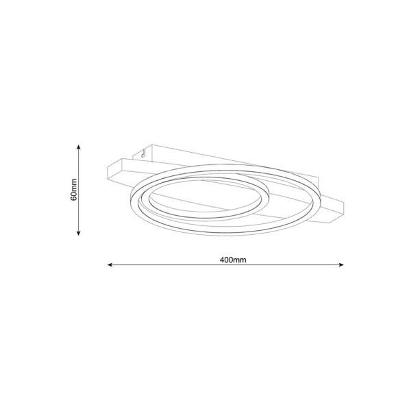 Люстра Goldlux 334244 Melisa LED 1x28W 4000K 3500Lm IP20 бежева - фото №4