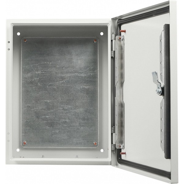 Металевий корпус Аско-Укрем Ubox з монтажною панеллю 400х300х200мм IP65 - фото №2