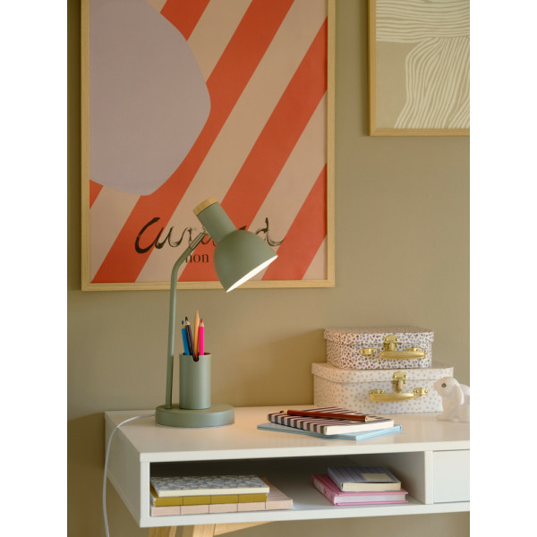 Настільна лампа Nordlux 2512405023 Devone E27 1x15W IP20 зелена - фото №1