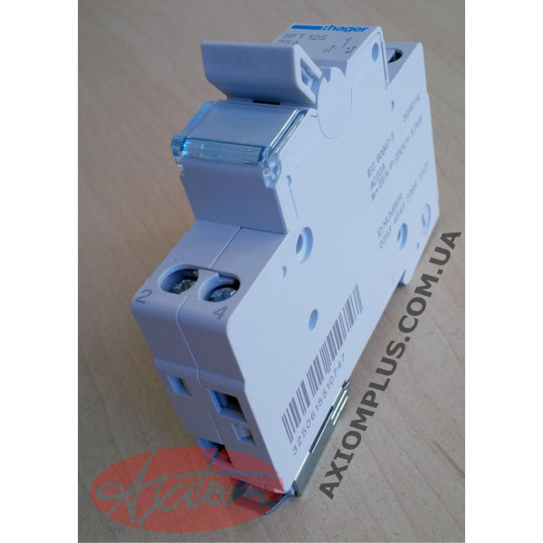 Перемикач Hager SFT125 1P 25А/230В 1м I-0-II - фото №1