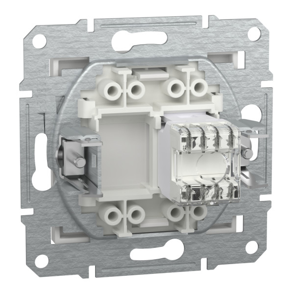 Комп'ютерна розетка RJ45 UTP cat.6 Schneider Electric Asfora без рамки біла (EPH4770121) - фото №2