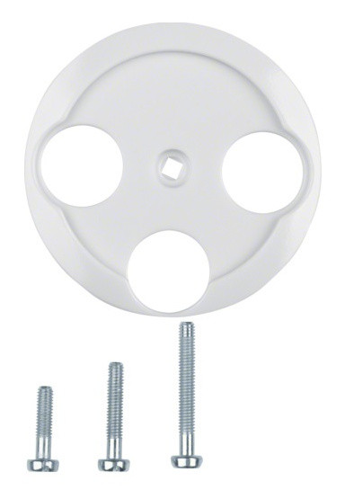 Центральная панель для антенной розетки полярная белизна Berker 1930 - фото №1