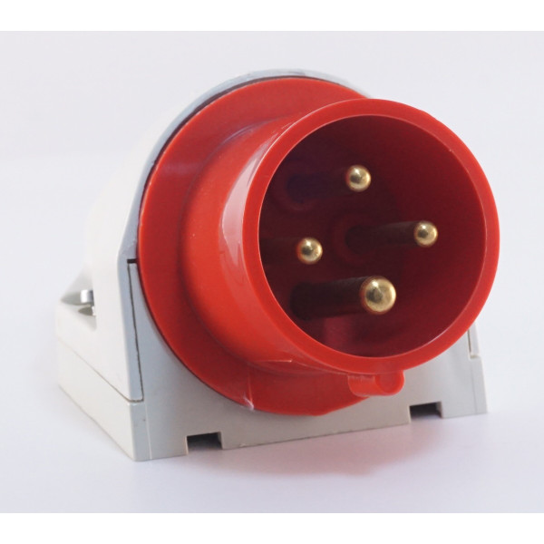 Настенный трехфазный штекер WALTHER WL610406 (3P+E) 16А 380V IP44 - фото №4