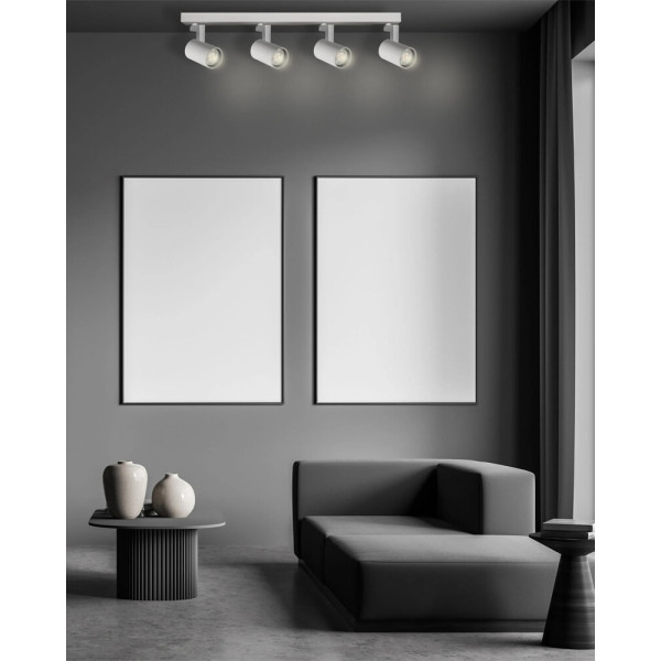 Светильник поворотный, спот Goldlux 328755 Lynx GU10 4x10W IP20 белый - фото №1