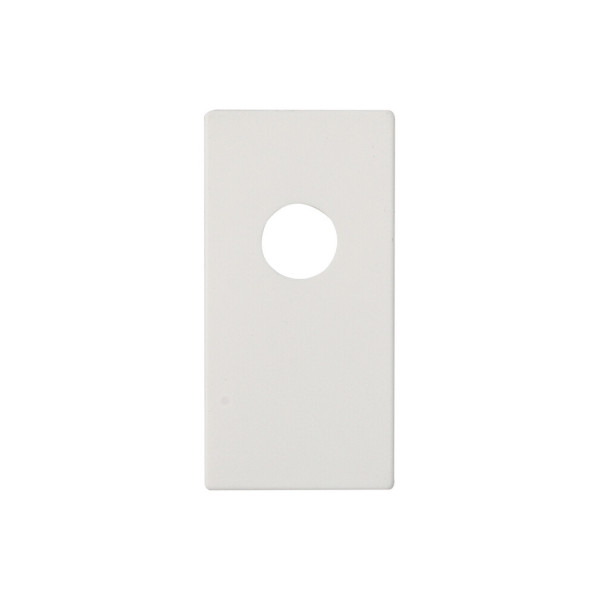 Заглушка магнітного треку з отвором Alumled ALMG-EC O Wh - фото №1