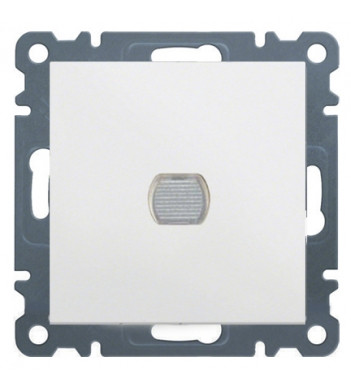 Светорегулятор нажимной с подсветкой WL4030 Lumina-2, белый, Hager