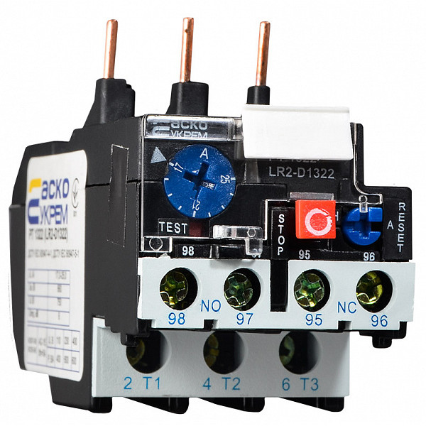 Тепловое реле Аско-Укрем PT 1322 17,0-25,0А LR2-D1322 (A0040060014)