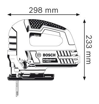 Електролобзик Bosch GST 8000 E - фото №2