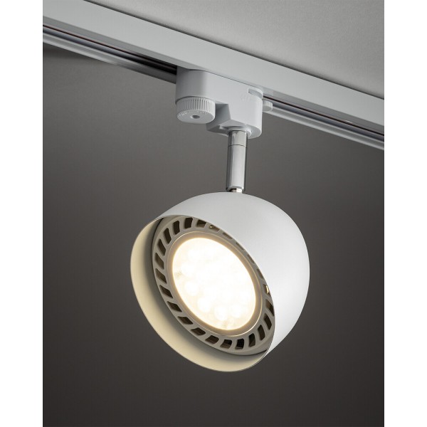 Трековий світильник Nowodvorski 8824 Profile Vespa GU10, ES111 1x15W IP20 білий - фото №1