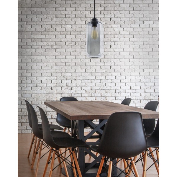 Подвесной светильник, люстра TK Lighting 2077 Marco E27 1x15W IP20 дымчатый - фото №1