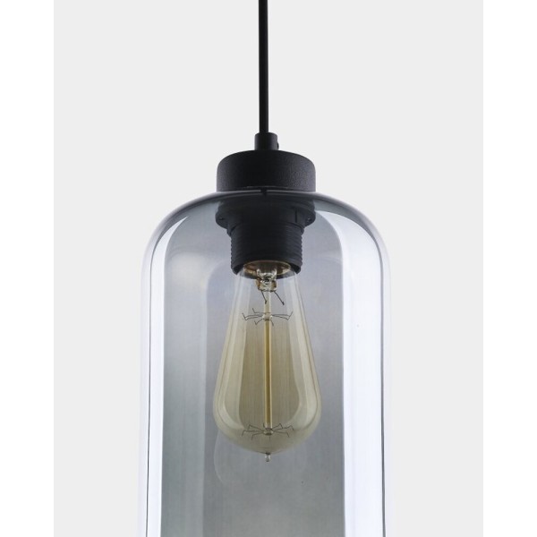 Подвесной светильник, люстра TK Lighting 2077 Marco E27 1x15W IP20 дымчатый - фото №3