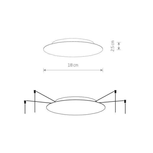 Основание для светильника Nowodvorski 12061 Cameleon Canopy A 25W IP20 золотое - фото №1