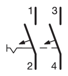 Автоматичний вимикач NCN216 (2р, С, 16А) Hager - фото №1