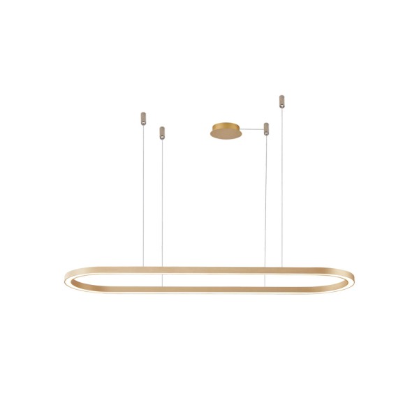Люстра Azzardo AZ5056 Elena LED 1x50W 3000K 2700Lm IP20 золота