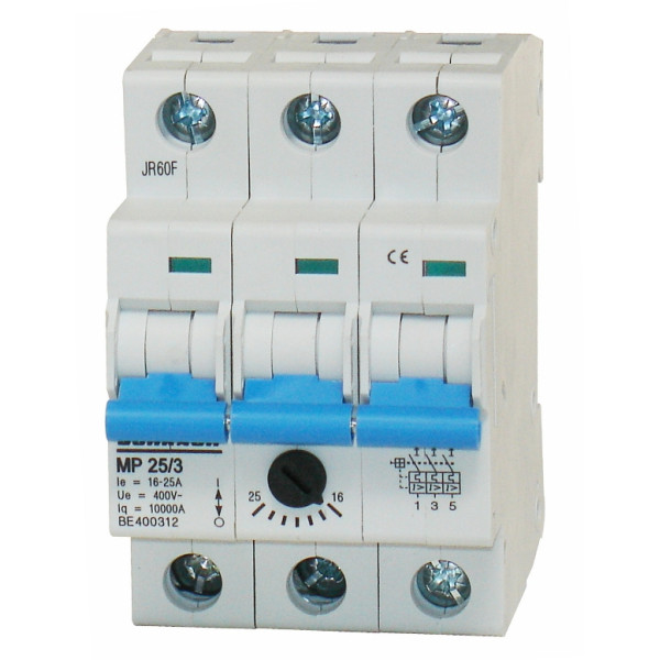Автомат захисту двигуна Schrack BE400312 16-25А 3P