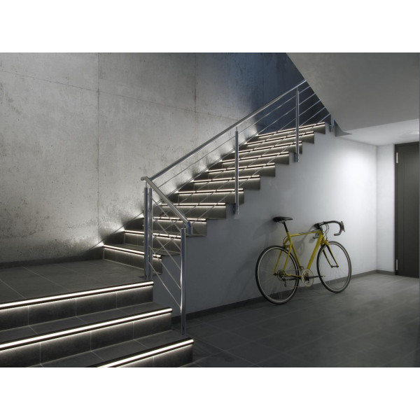 Профиль для светодиодной ленты Lumines SCALA серебро - фото №3