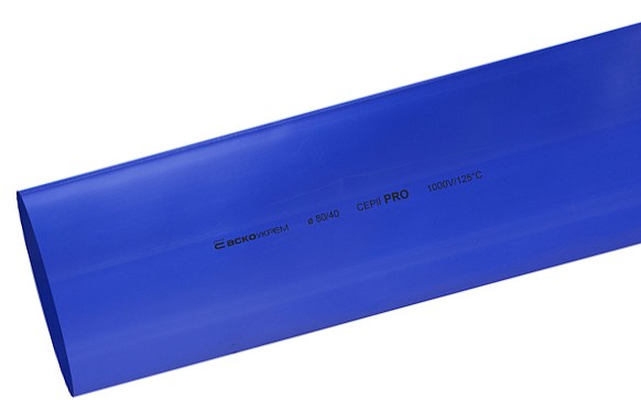 Термозбіжна трубка Аско-Укрем PRO Ø 80,0/40,0 синя (A0150040624)