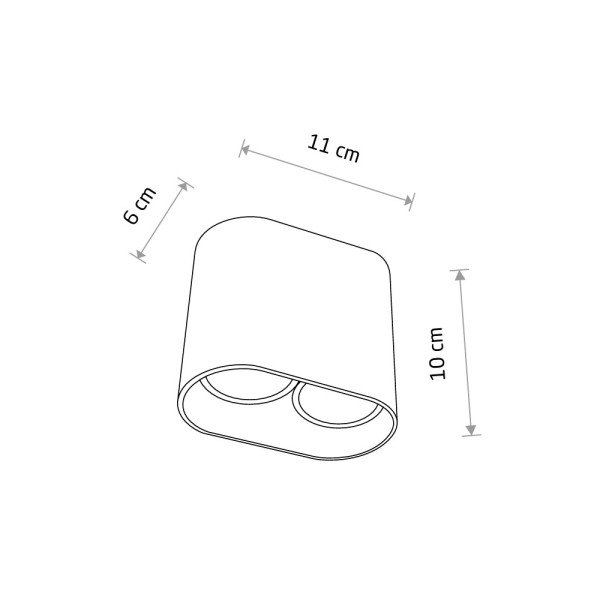 Точечный светильник Nowodvorski 9387 Pag GU10 2x10W IP20 белый - фото №1