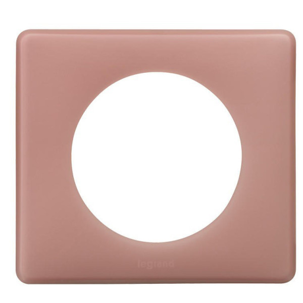 Однопостова рамка Legrand Celiane (066761) (рожева пудра)