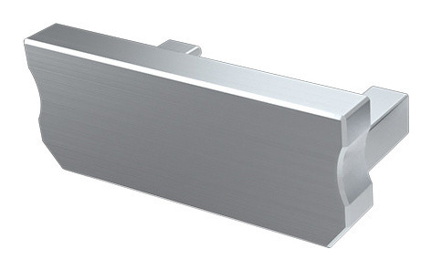 Заглушка Lumines для типа D без отверстия серебро - фото №1