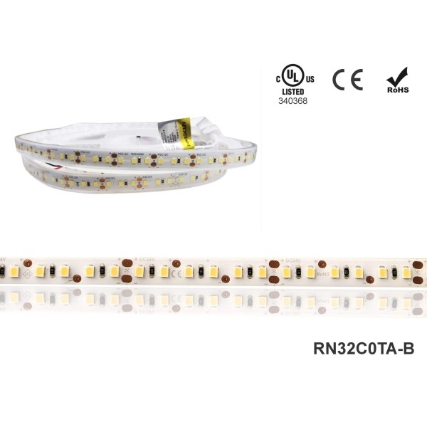 LED стрічка RISHANG 120-2835-12V-IP67 8,6W 268Lm Green 5м (RN32C0TA-B-G) - фото №1