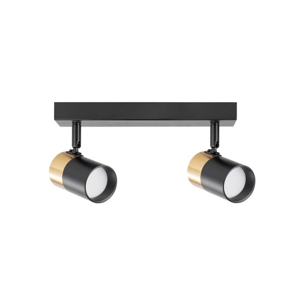 Світильник поворотний, спот Zuma Line 5905316655836 Fori GU10 2x50W IP20 чорний
