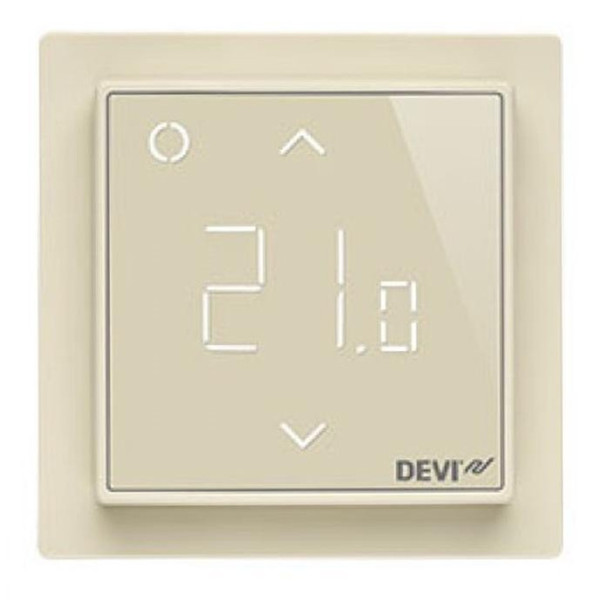 Терморегулятор Devi Smart (+5+45С) Wi-Fi 85х85мм 16A слонова кістка (140F1142)