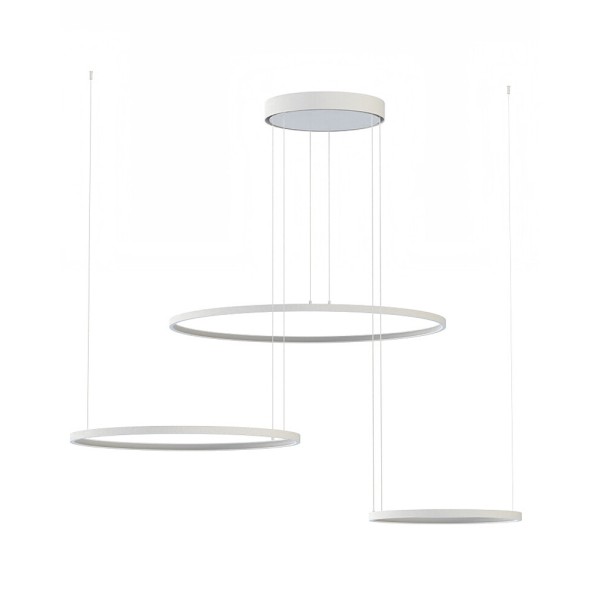 Люстра Nowodvorski 11602 Circolo LED 3x45W 3000K 1600Lm IP20 біла