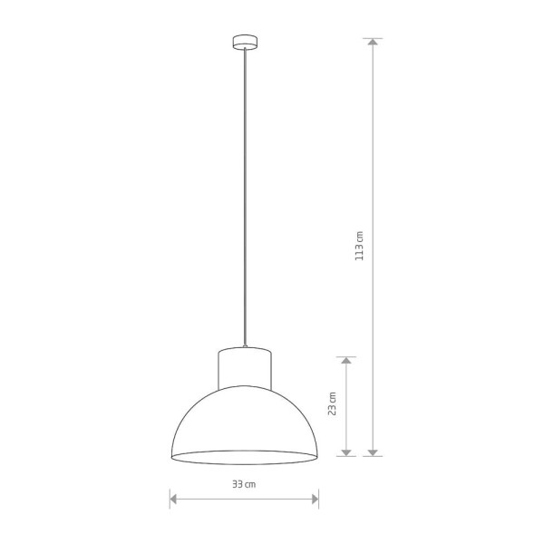 Подвесной светильник, люстра Nowodvorski 6613 Works E27 1x60W IP20 Черный - фото №1